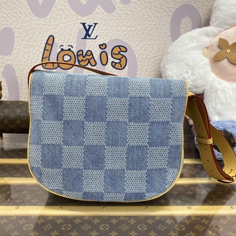Replica Louis Vuitton Wearable Wallet Denim - near-authentic luxury replica handbag