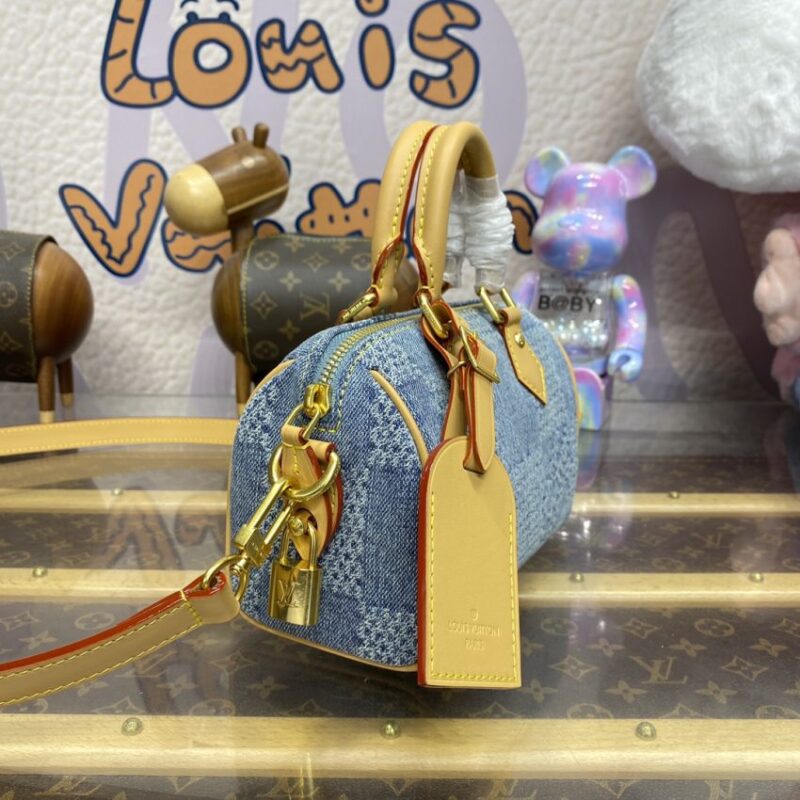 Replica Louis Vuitton Speedy 18 Denim - premium-grade designer purse dupe