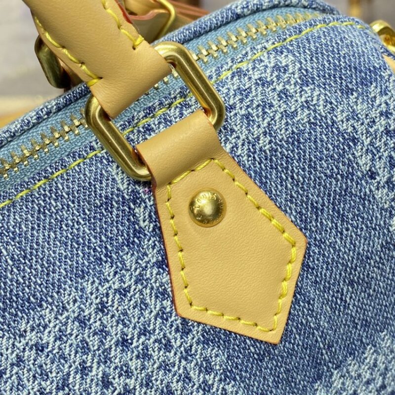 Replica Louis Vuitton Speedy 18 Denim - 1:1 designer replica handbag