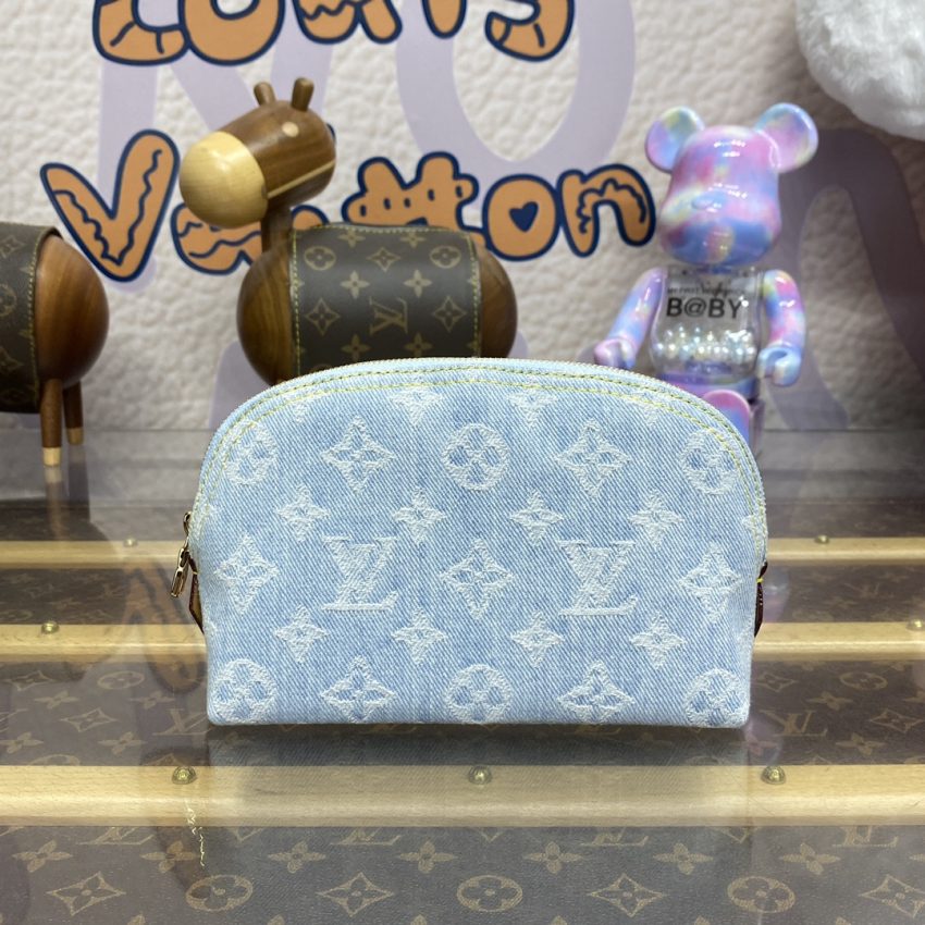 Replica Louis Vuitton Pochette Cosmétique Denim - ultra-realistic fake designer tote