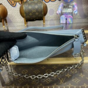 Replica Louis Vuitton Slim Trunk Blue - top-tier luxury replica shoulder bag