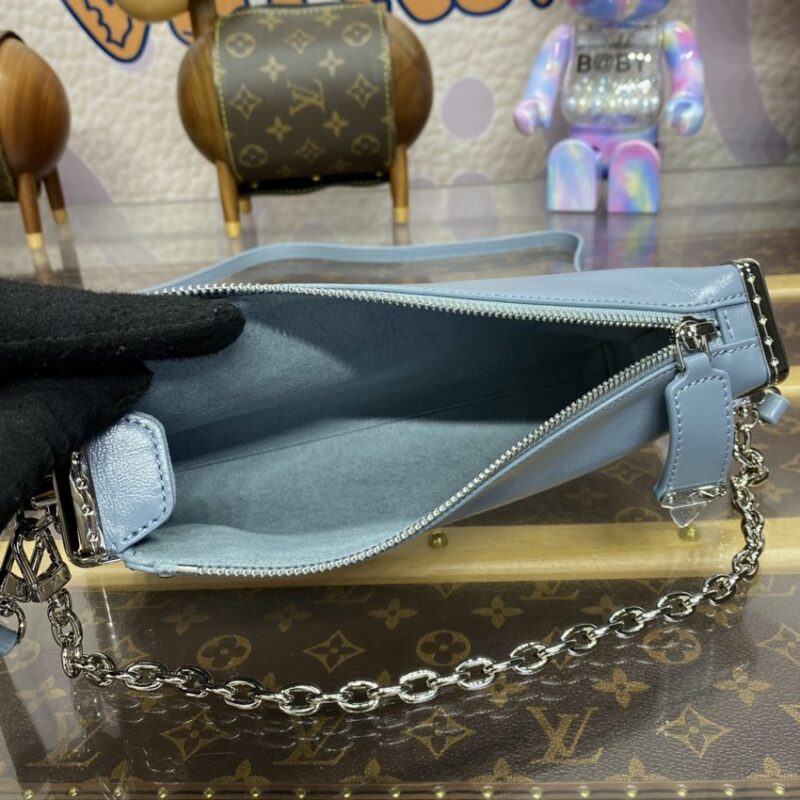 Replica Louis Vuitton Slim Trunk Blue - top-tier luxury replica shoulder bag