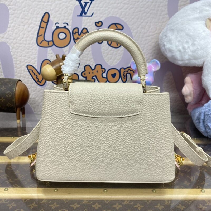 Replica Loius Vuitton Capucines Beige - ultra-realistic fake designer tote