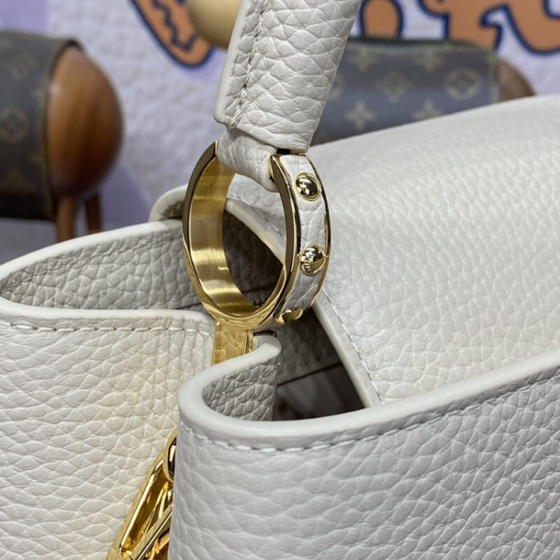 Replica Loius Vuitton Capucines Beige - high-accuracy replica luxury purse