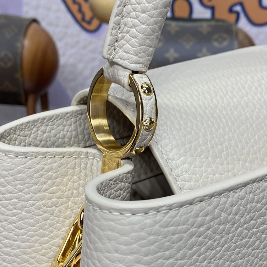 Replica Loius Vuitton Capucines Beige - high-accuracy replica luxury purse