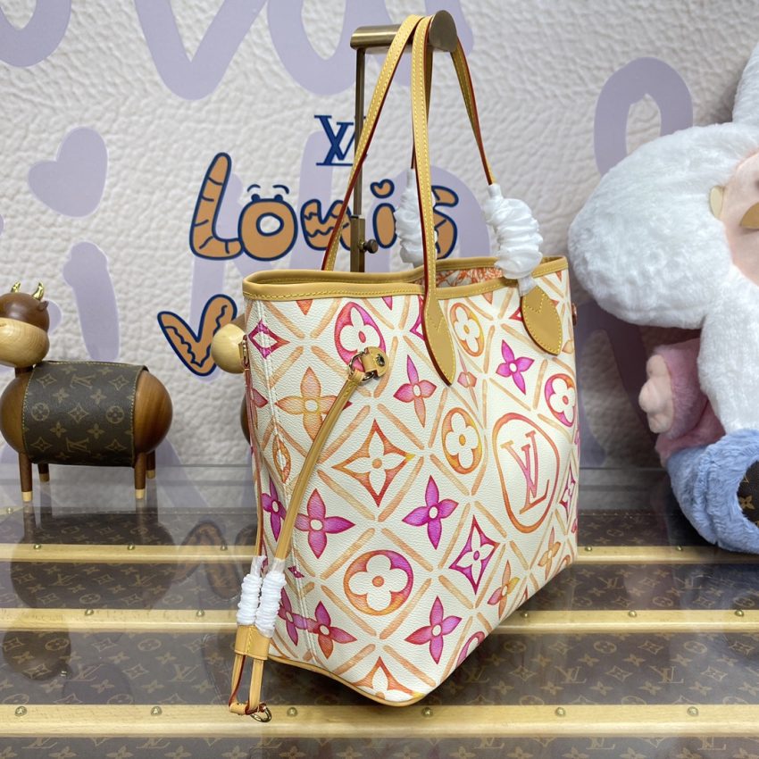 Replica Louis Vuitton Neverfull MM Orange - elite superclone designer purse