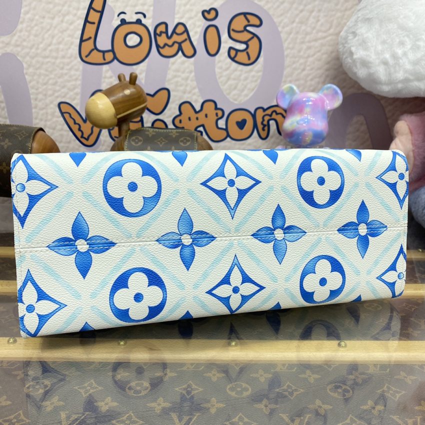 Replica LV OnTheGo Blue - high-accuracy replica luxury purse