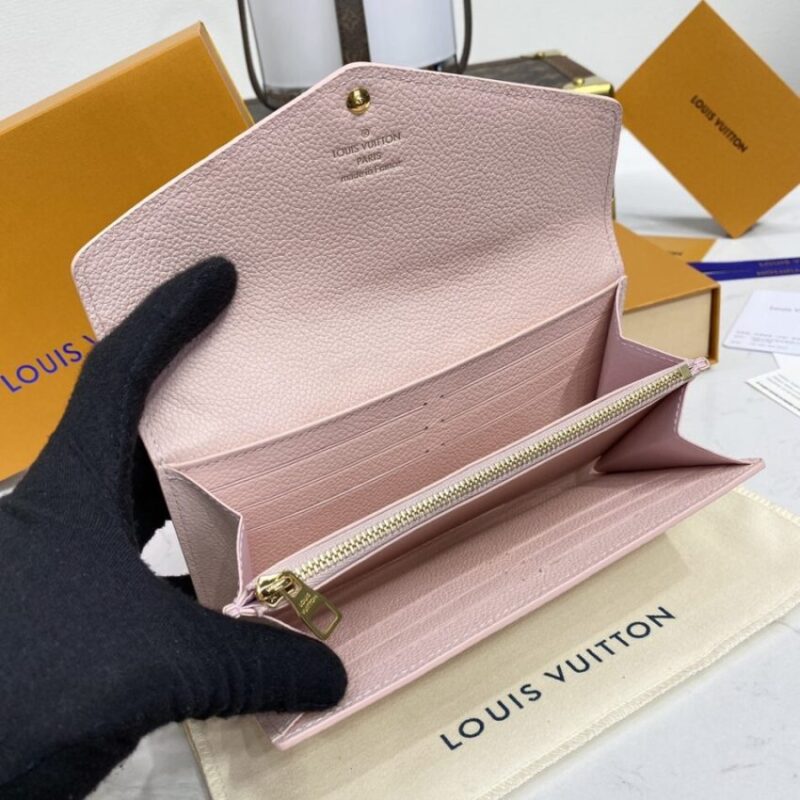 Replica Louis Vuitton Sarah Wallet Pink - best-selling designer handbag dupe