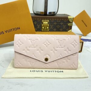 Replica Louis Vuitton Sarah Wallet Pink - near-authentic luxury replica handbag