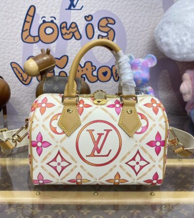 Replica Louis Vuitton Speedy Bandouliere 20 Orange - high-accuracy replica luxury purse