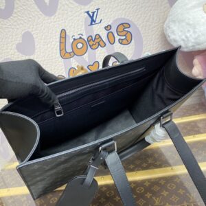 Replica Louis Vuitton Sac Plat Black Large - high-quality designer bag clone