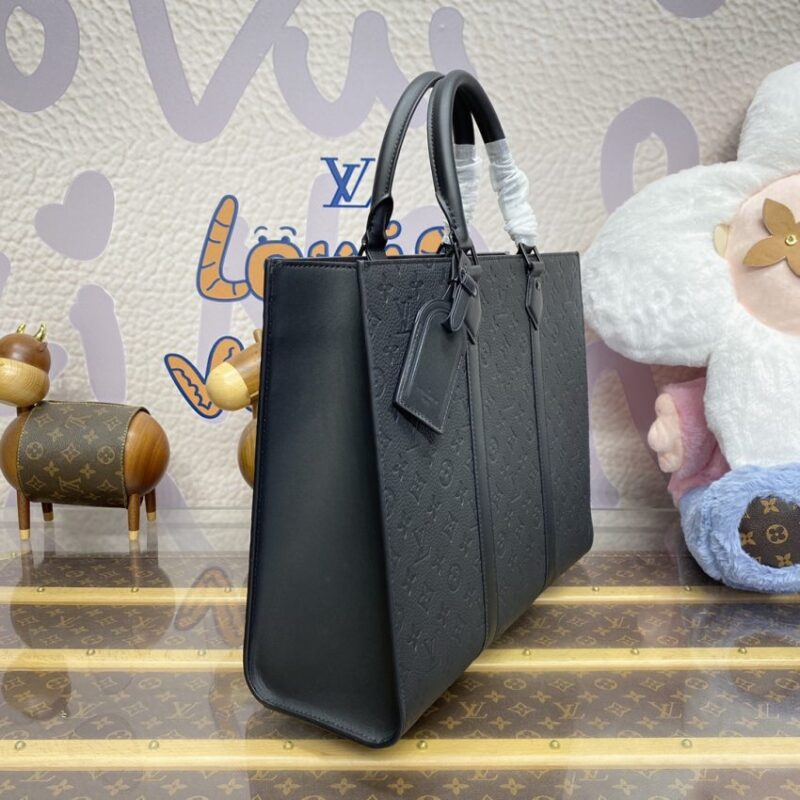Replica Louis Vuitton Sac Plat 24H Black - realistic designer-inspired fake bag