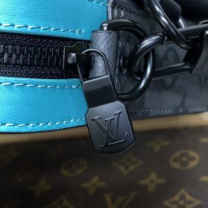 Replica Louis Vuitton Trio Messenger Grey&Tiffany - best quality luxury bag dupe