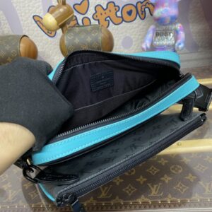 Replica Louis Vuitton Trio Messenger Grey&Tiffany - near-authentic luxury replica handbag