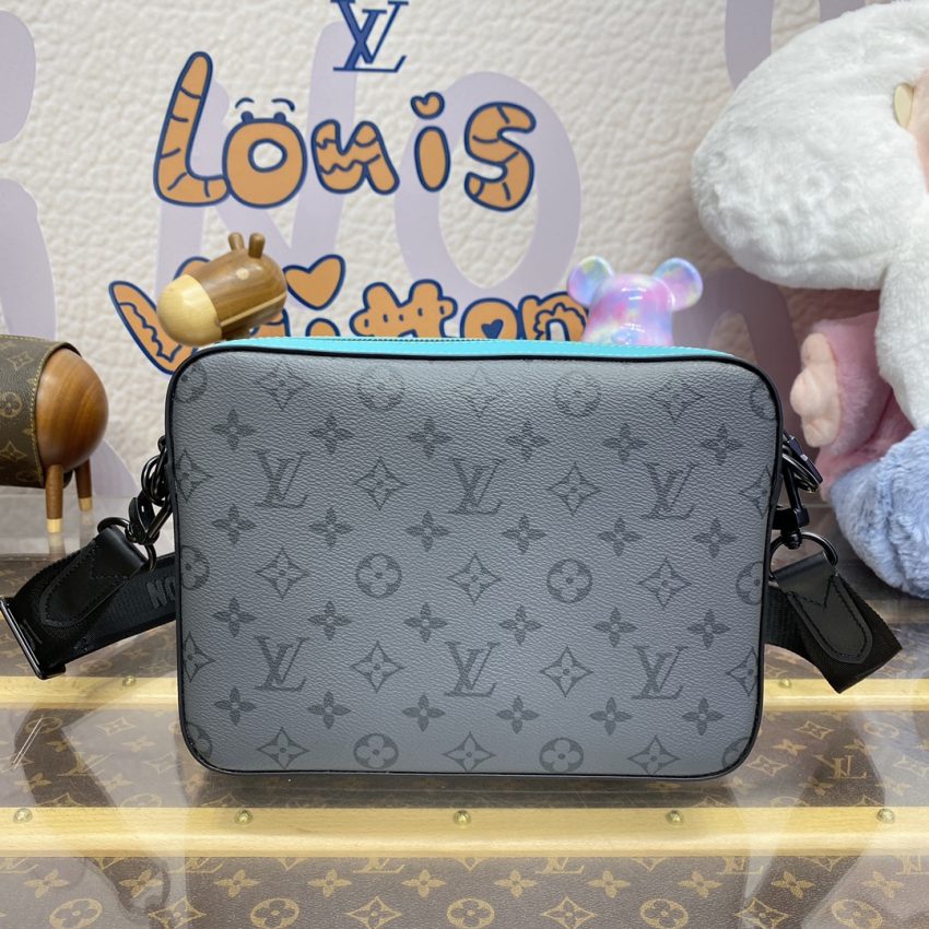 Replica Louis Vuitton Trio Messenger Grey&Tiffany - best-selling designer handbag dupe