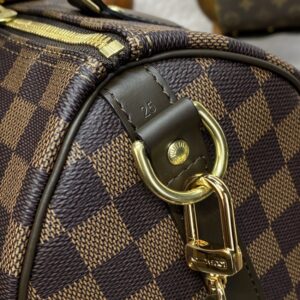 Replica Louis Vuitton Speedy 18 Brown Grid - authentic-look luxury purse replica