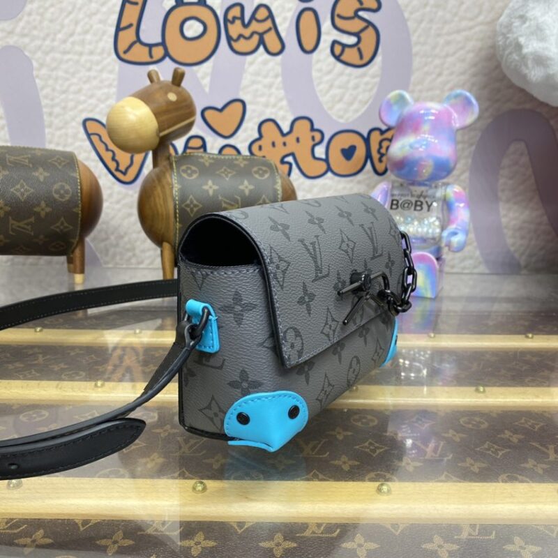 Replica Louis Vuitton Steamer Wearable Wallet Grey - elite superclone designer purse