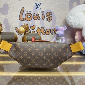 Replica Louis Vuitton Bumbag Rush-brown - premium 1:1 fake handbag model