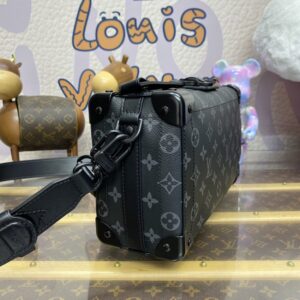 Replica Louis Vuitton Soul Trunk East West Black - top-tier luxury replica shoulder bag