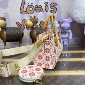 Replica LV OnTheGo East West Orange - top-tier luxury replica shoulder bag