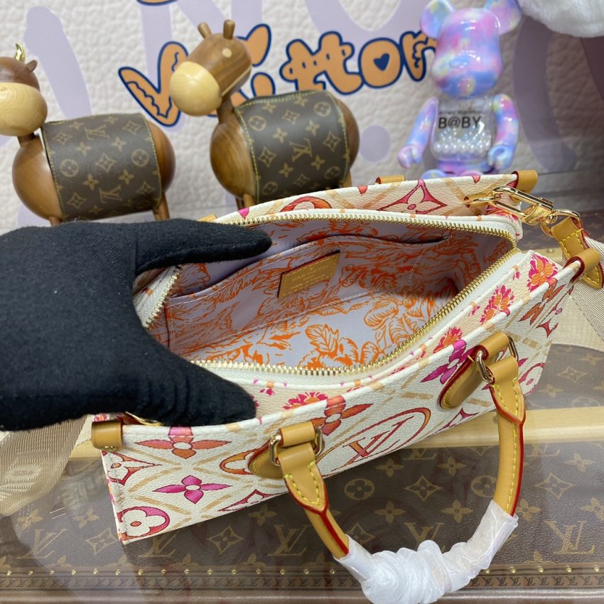 Replica LV OnTheGo East West Orange - authentic-look luxury purse replica