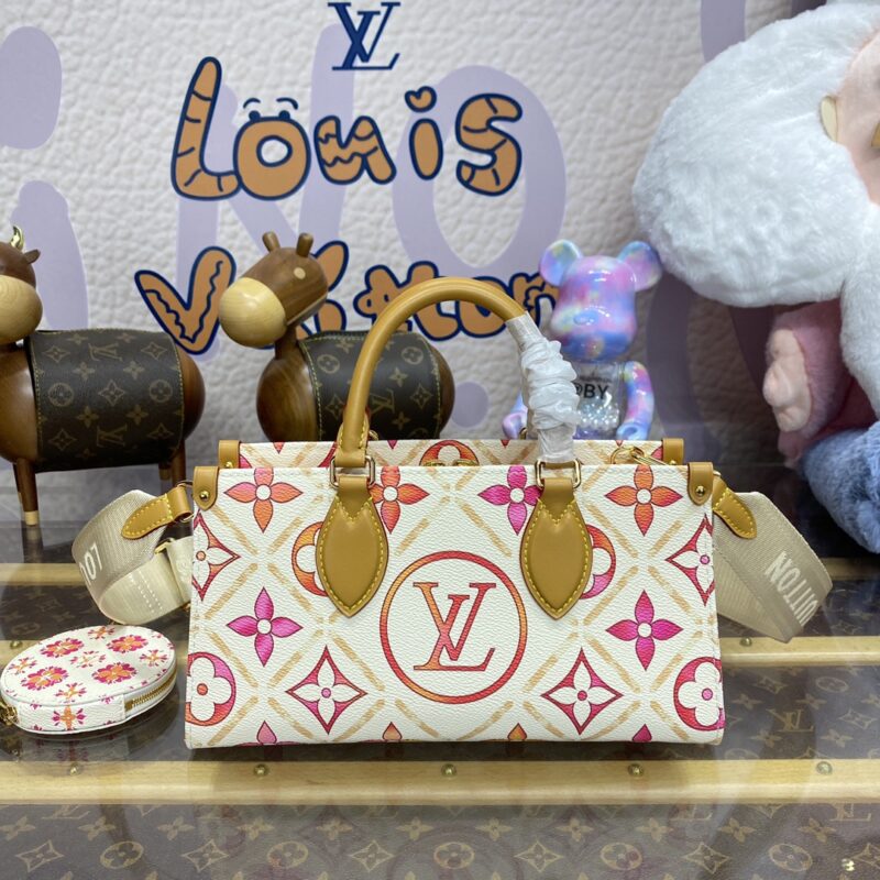 Replica LV OnTheGo East West Orange - realistic designer-inspired fake bag