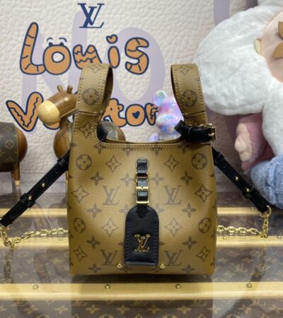 Replica Louis Vuitton Atlantis Light Brown - top-tier luxury replica shoulder bag