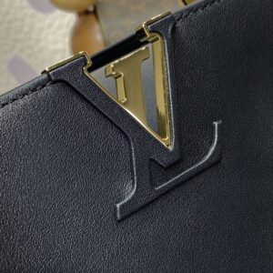 Replica Loius Vuitton Capucines Large Black Full - top-rated replica designer bag