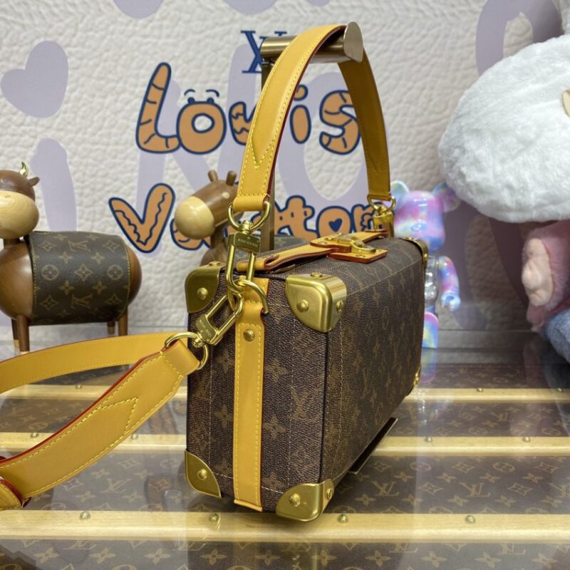 Replica Louis Vuitton Soul Trunk East West Brown - best quality luxury bag dupe