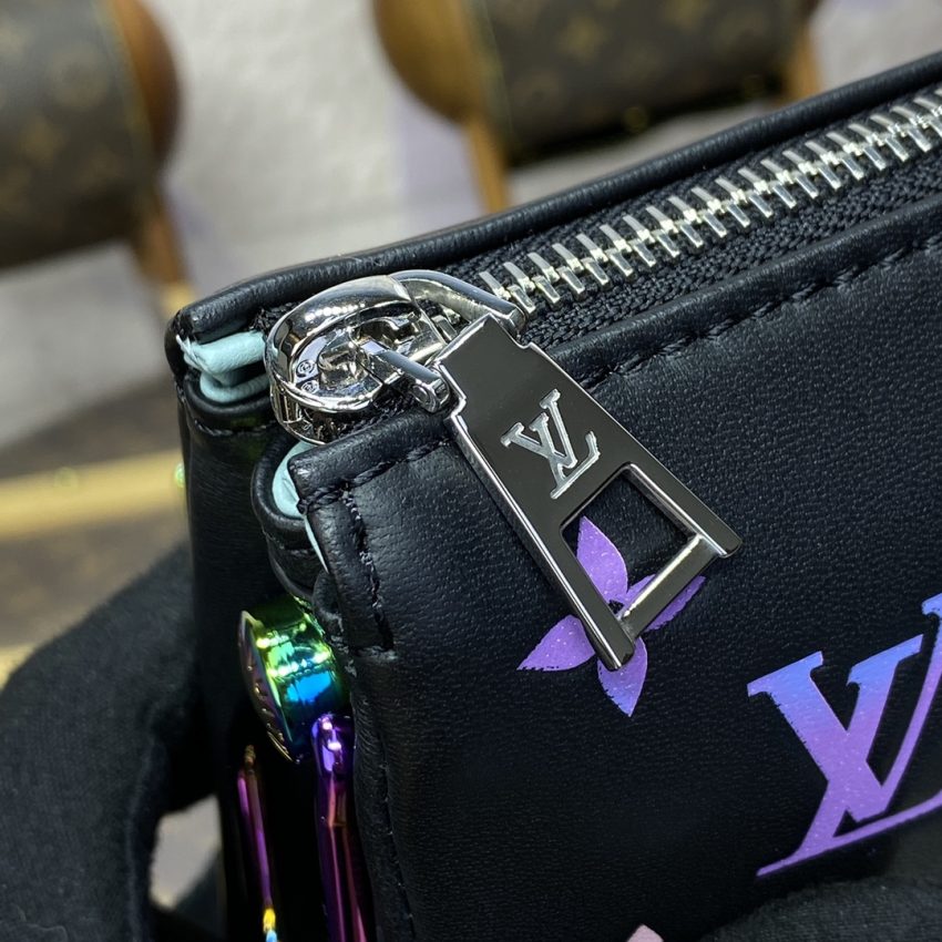 Replica Louis Vuitton Coussin Black Purple - premium 1:1 fake handbag model