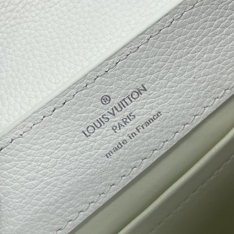 Replica Loius Vuitton Capucines East West White - elite superclone designer purse
