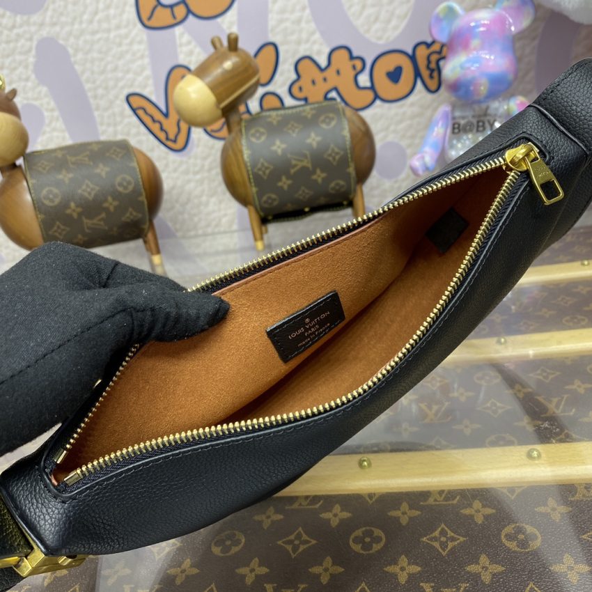 Replica Louis Vuitton Bumbag Low Key Black - top-rated replica designer bag