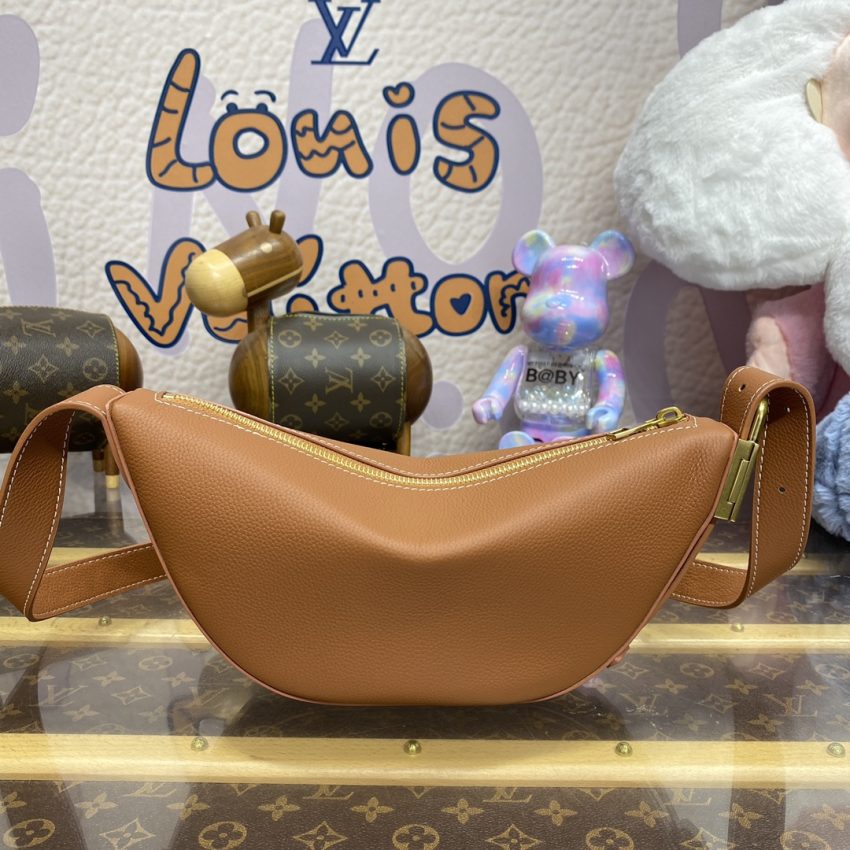Replica Louis Vuitton Bumbag Low Key Brown - top-rated replica designer bag