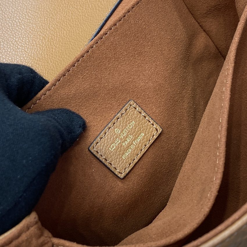 Replica Louis Vuitton Pochette Metis Brown - 1:1 designer replica handbag