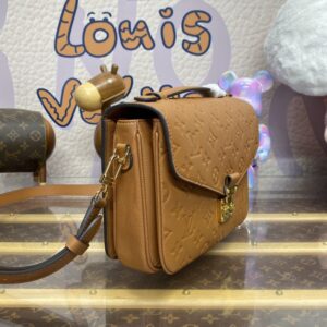 Replica Louis Vuitton Pochette Metis Brown - 1:1 designer replica handbag
