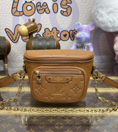Replica Louis Vuitton Bumbag Mini Full Brown - realistic designer-inspired fake bag