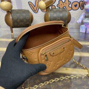 Replica Louis Vuitton Bumbag Mini Full Brown - top-rated replica designer bag