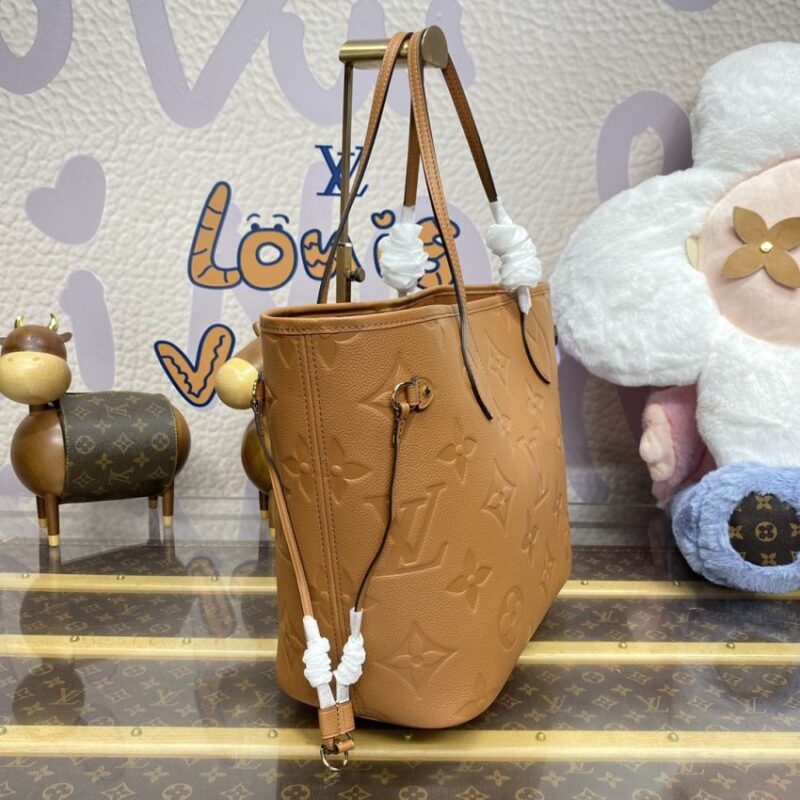 Replica Louis Vuitton Neverfull MM Full Brown - premium 1:1 fake handbag model