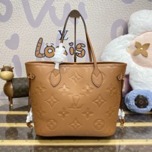 Replica Louis Vuitton Neverfull MM Full Brown - top-rated replica designer bag