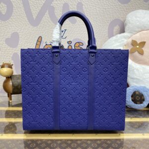 Replica Louis Vuitton Sac Plat 24H Blue - ultra-realistic fake designer tote