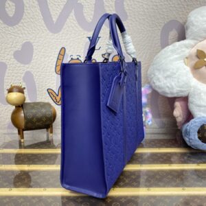 Replica Louis Vuitton Sac Plat 24H Blue - realistic designer-inspired fake bag