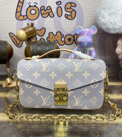 Replica Louis Vuitton Pochette Metis East West Grey - 1:1 designer replica handbag