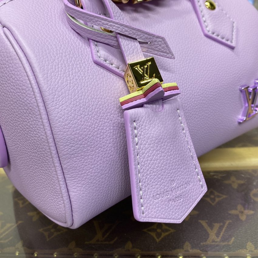 Replica Louis Vuitton Speedy 18 Purple - realistic designer-inspired fake bag