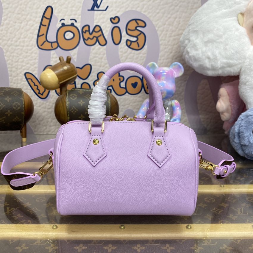 Replica Louis Vuitton Speedy 18 Purple - top-tier luxury replica shoulder bag