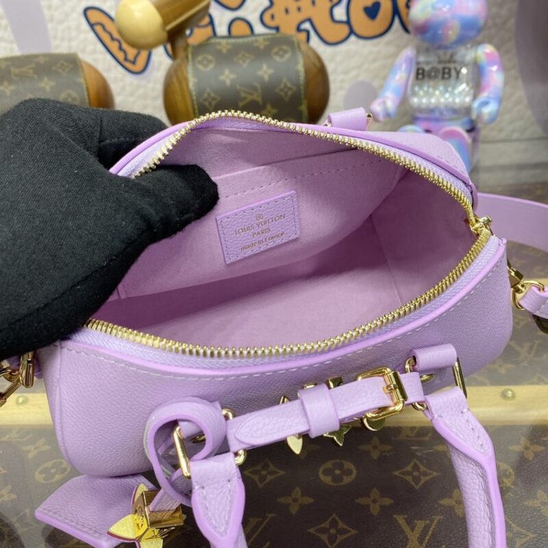 Replica Louis Vuitton Speedy 18 Purple - high-end fake designer purse