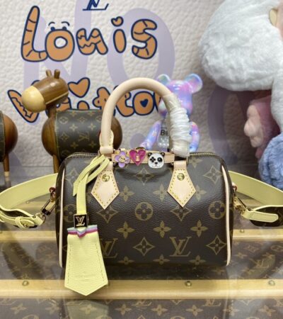 Replica Louis Vuitton Speedy 18 Brown - top-rated replica designer bag