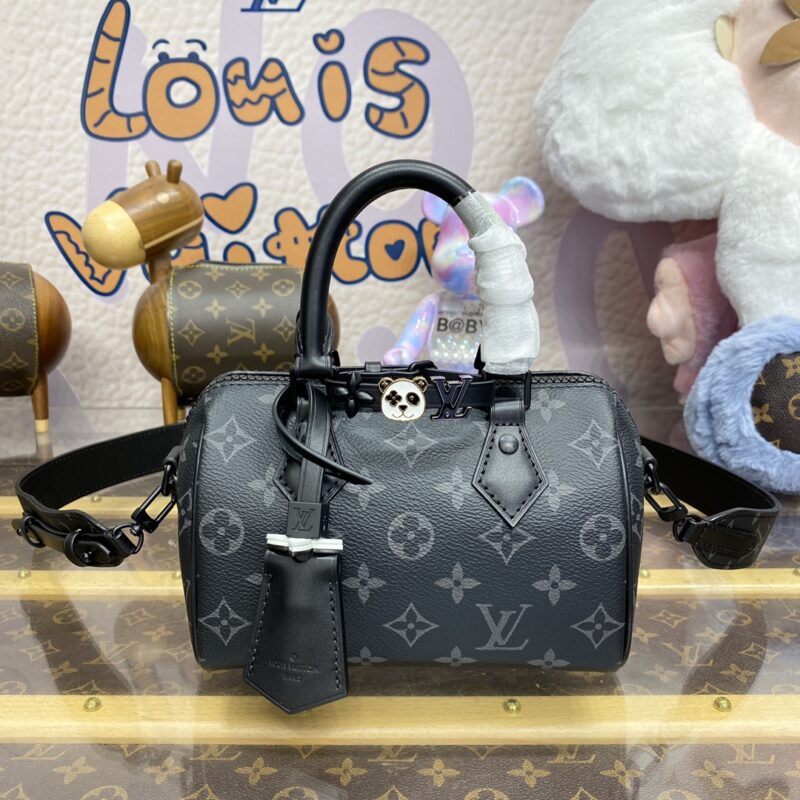 Replica Louis Vuitton Speedy 18 Black - high-end fake designer purse