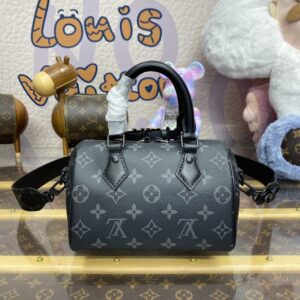 Replica Louis Vuitton Speedy 18 Black - high-quality designer bag clone