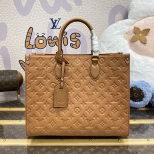 Replica Louis Vuitton OnTheGo Brown - premium 1:1 fake handbag model