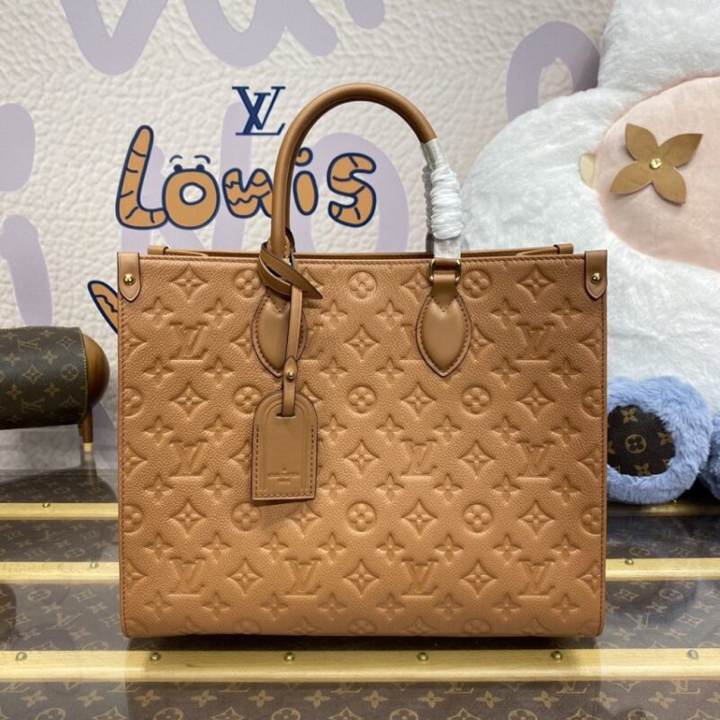 Replica Louis Vuitton OnTheGo Brown - premium 1:1 fake handbag model